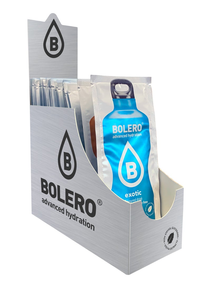 bolero Advanced Hydration Drink Packets Classic Sachets, Sugar-Free Water Flavoring Packets, Calorie-Free Powder Drink (3G Pack Of 24, Lemonade)