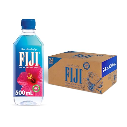 FIJI Natural Artesian Bottled Water 500mL / 16.9 Fl Ounce (Pack of 24) - 100% Natural Electrolytes - Image 5