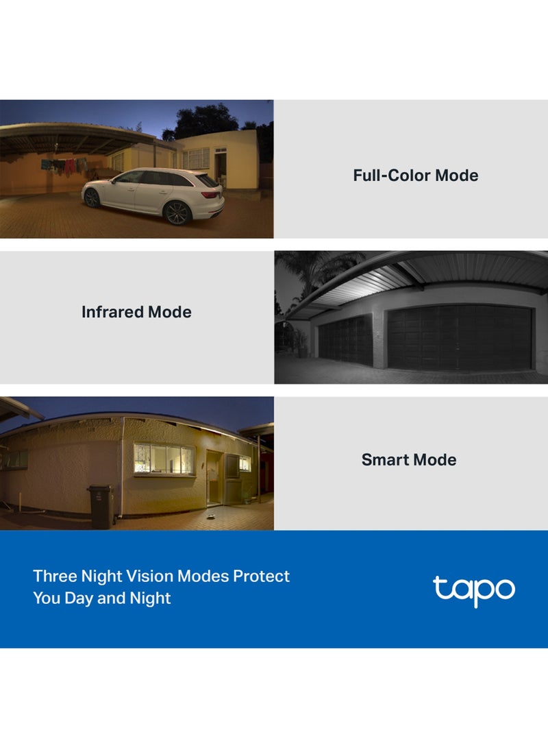 تي بي لينك كاميرا أمان خارجية سلكية Tapo C510W 2K Pan/Tilt Wi-Fi، عرض 360 درجة، تتبع الحركة، تعمل مع Alexa وGoogle Home، رؤية ليلية ملونة، اكتشاف الذكاء الاصطناعي المجاني، تخزين سحابي وبطاقة SD (حتى 512 جيجابايت) - Image 3