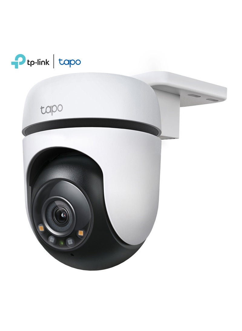 تي بي لينك كاميرا أمان خارجية سلكية Tapo C510W 2K Pan/Tilt Wi-Fi، عرض 360 درجة، تتبع الحركة، تعمل مع Alexa وGoogle Home، رؤية ليلية ملونة، اكتشاف الذكاء الاصطناعي المجاني، تخزين سحابي وبطاقة SD (حتى 512 جيجابايت) - Image 1