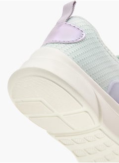 Dash Girls Panelled Slip-On Sports Shoes with Pull Tabs  - Image 5