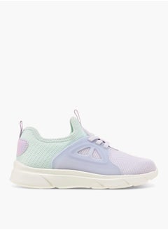 Dash Girls Panelled Slip-On Sports Shoes with Pull Tabs  - Image 3