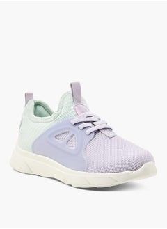 Dash Girls Panelled Slip-On Sports Shoes with Pull Tabs  - Image 2