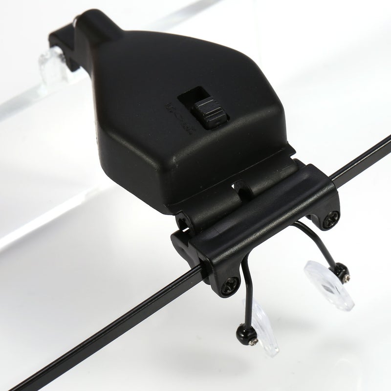 1.5X 2.5X 3.5X Eyeglass LED Magnifier Hands Free Head Eyelash Extension Magnifying Glass - Image 2