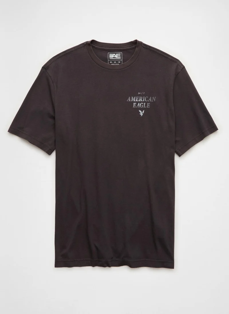 امريكان ايجل Graphic Logo Crew Neck T-Shirt