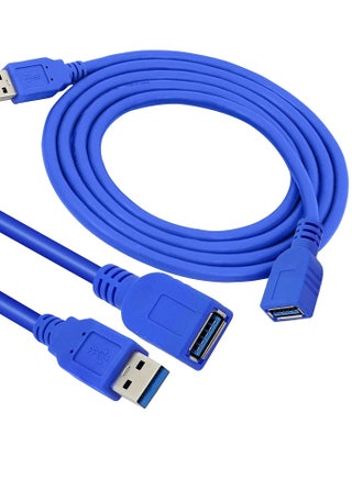 كابل وصلة USB 3.0 ذكر إلى أنثى USB 3.0 عالي السرعة لنقل البيانات 5 جيجابايت في الثانية مع حماية للكمبيوتر واللاب توب والأجهزة الأخرى بطول 1.5 متر، حاسوب شخصي، حاسوب محمول - pzsku/ZB84FB78852D19ABBF45FZ/45/_/1721996327/019abe34-6c36-4c0b-9175-3f32c9832095