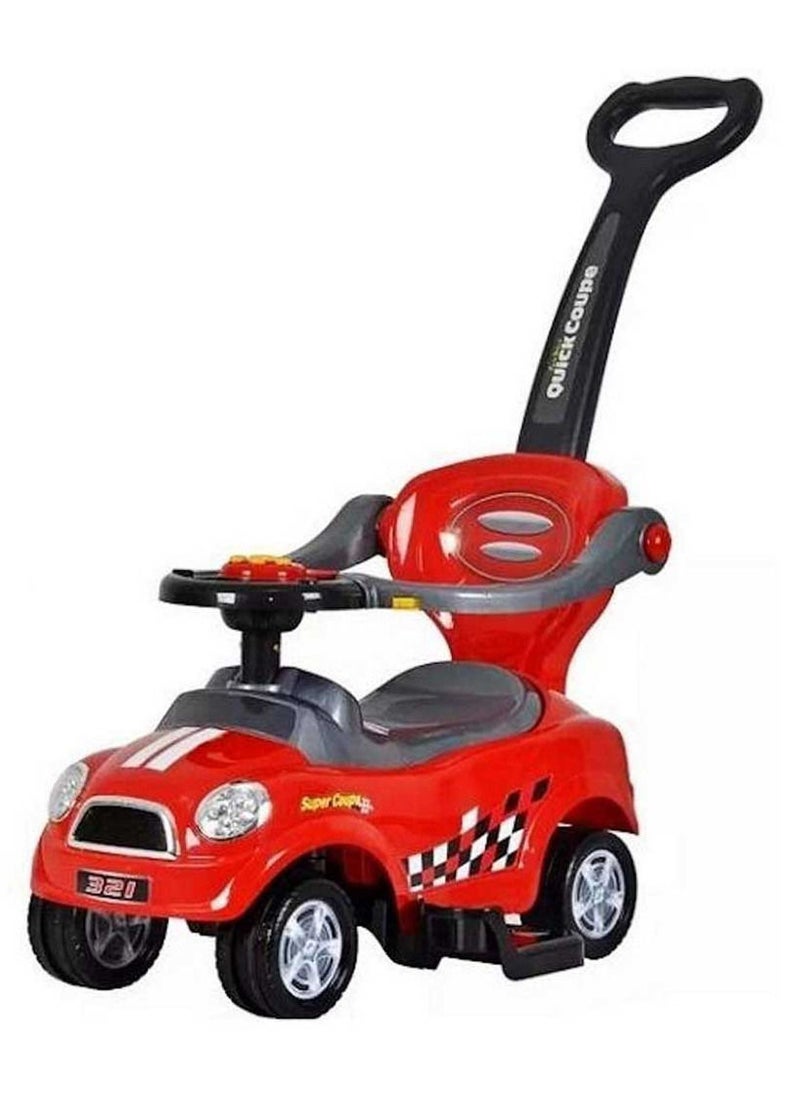 FACTUAL TOYS Sunshine coupe Pusher car - Red  - Image 1