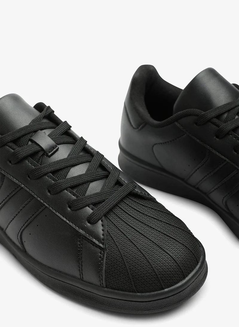 Where's That From  Yamileth Stripe Panel Detailed Trainer for Women | Best Price UAE