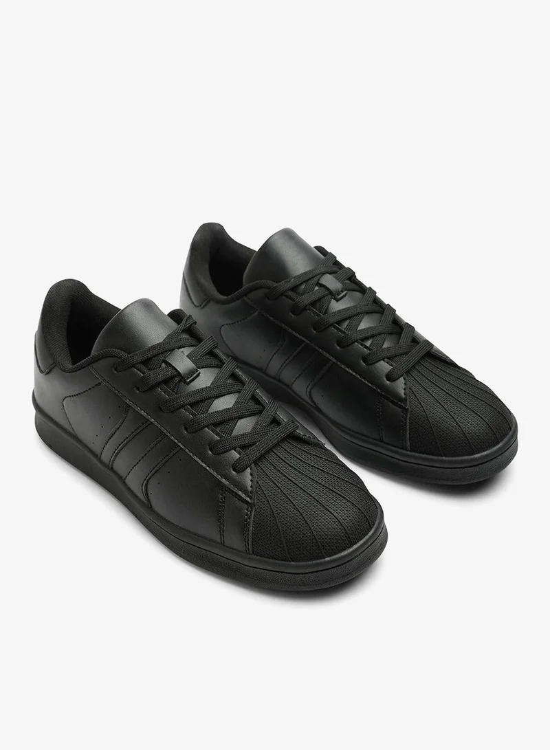 Where's That From  Yamileth Stripe Panel Detailed Trainer for Women | Best Price UAE