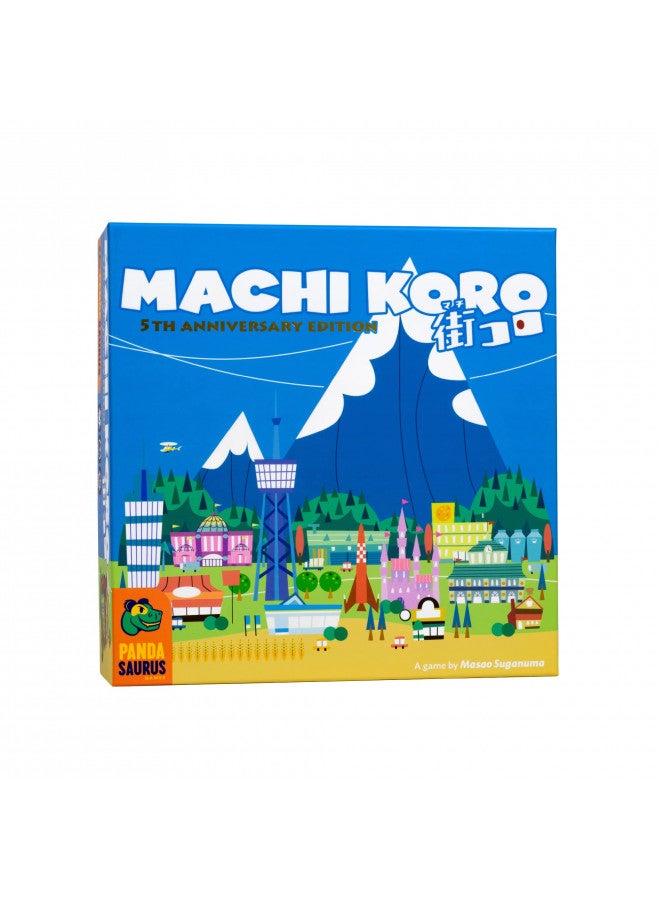 Pandasaurus Games Machi Koro Board Game The Ultimate City-Building Game! Fast-Paced Dice Rolling Strategy Game for Kids and Adults, Ages 8+, 2-4 Players, 30 Minute Playtime, Made by Pandasaurus Games - Image 1