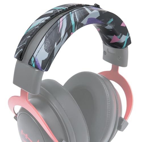 WC BandZ Cloud - Silicone Headband Cover for HyperX Cloud Series Headphones by Wicked Cushions | Enhanced Comfort, Style, & Sweat Protection | Exclusively for HyperX Cloud Series | Black Camo - Image 1