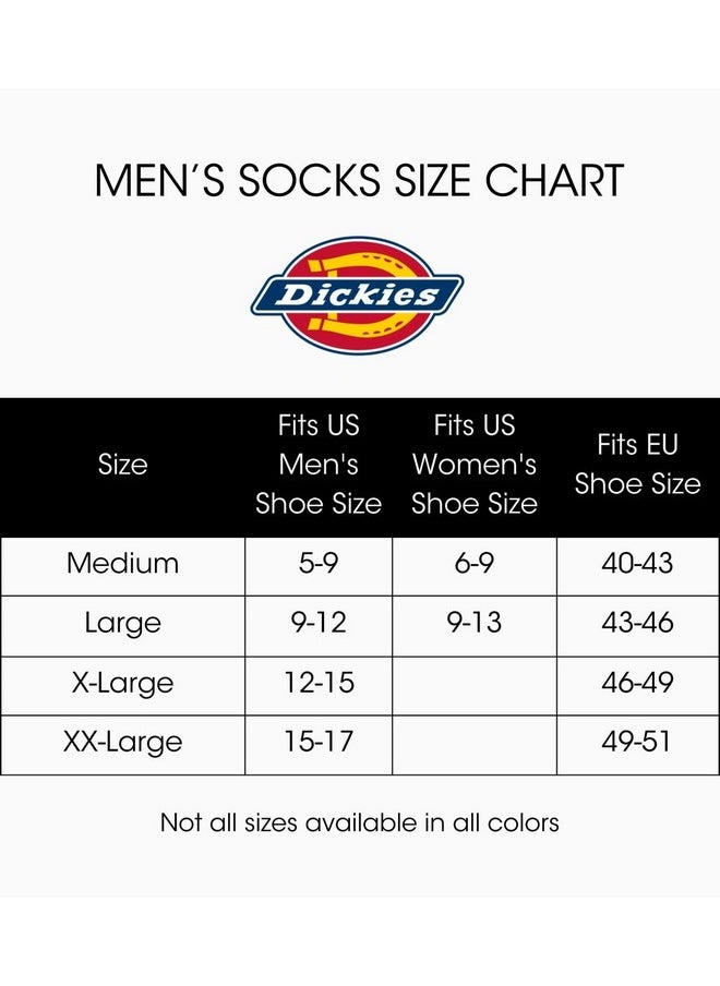 Dickies Dickies Men's Dri-Tech Moisture Control No Show Socks, Available in M-XXL (6, 12, Black (6 Pairs), Large  - Image 3