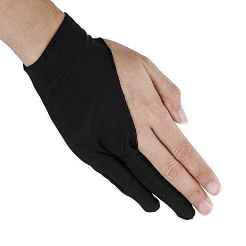 Generic Kreative Kraft Original AntiFouling Artist TwoFinger Glove for Pencil Sketching Watercolours Painting and Graphics Drawing Tablet Free Size  - Image 1