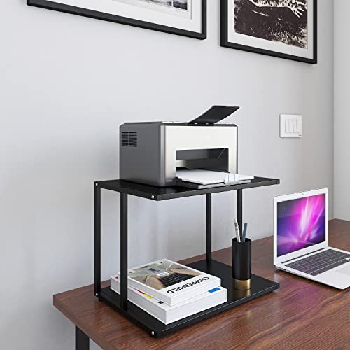 DECOWORLD || Printer Stand || Multipurpose Printer Table for Home, Office and Workstation (Black) - Image 1