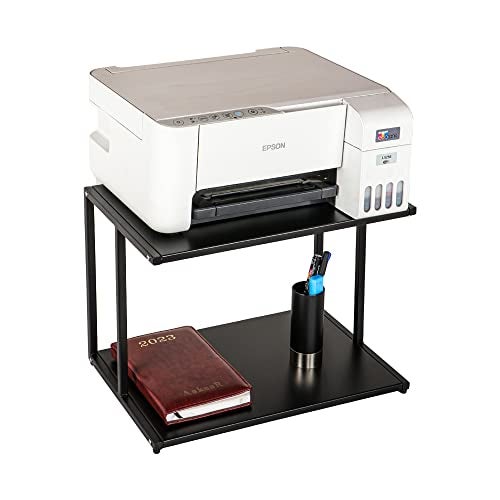 DECOWORLD || Printer Stand || Multipurpose Printer Table for Home, Office and Workstation (Black) - Image 5