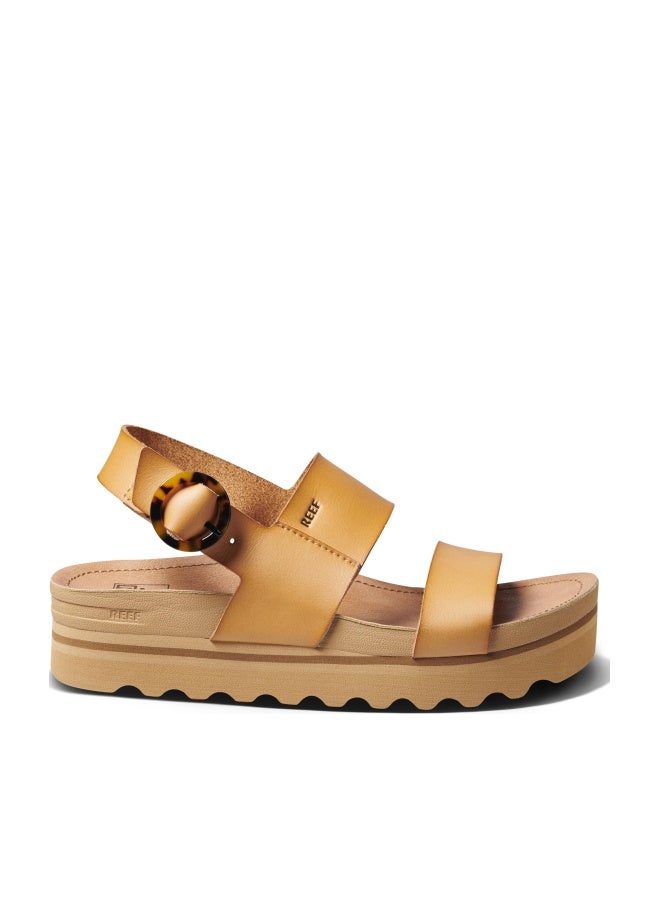 REEF Vista Hi Buckle Womens Platform Fashion Sandal, Arch Support, Ultra Soft Cushion Footbed, Natural, 6 - Image 1