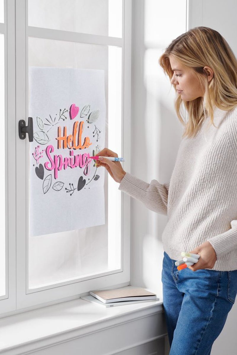 Tchibo Easter Window Art, White Combo - Image 1