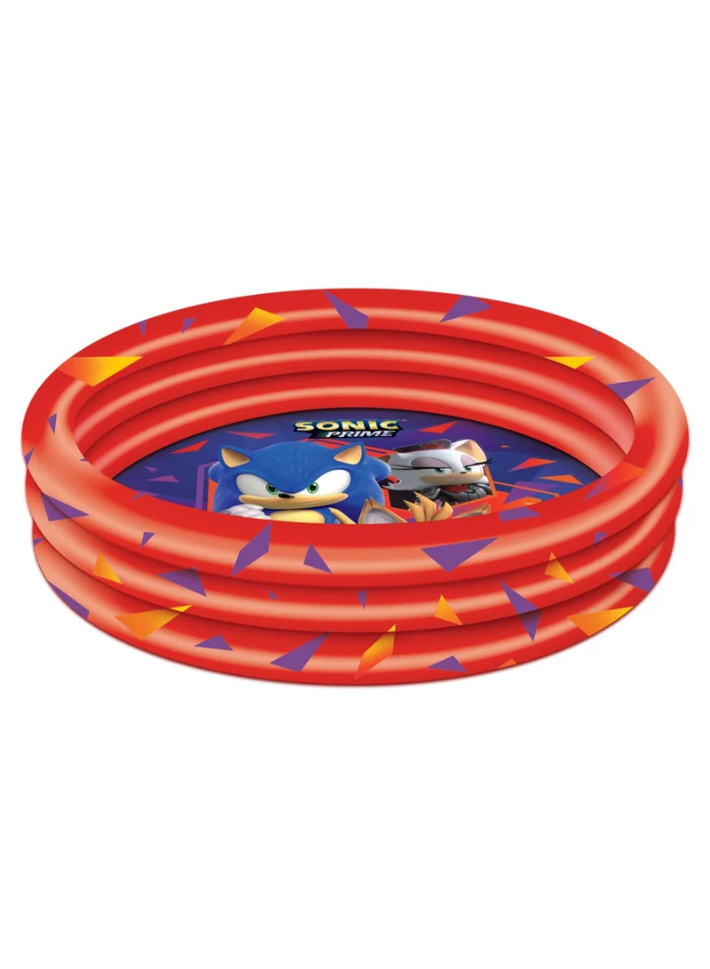سيغا Sonic The Hedgehog Inflatable Pool for Kids – 3-Ring Blow Up Swimming Pool with Sonic Character – Pool Toys & Inflatables
