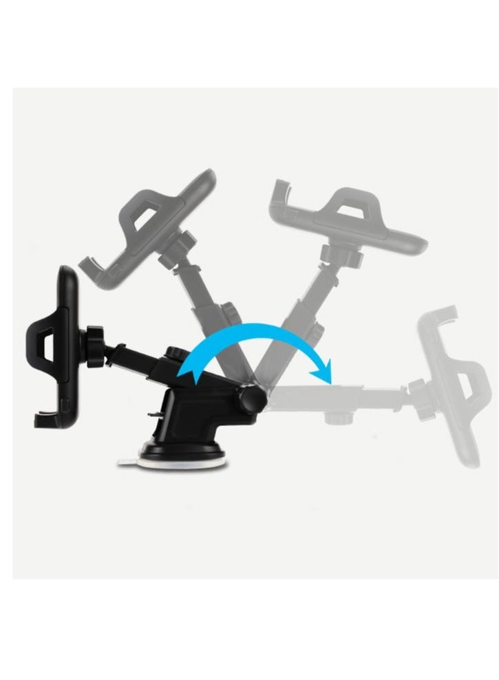 Yesido C23 Universal Car Phone Holder Stand Dashboard Windshield GPS Car Mount Bracket Sucker Mobile Phone Holder Under For 6.4 inch devices - Image 5