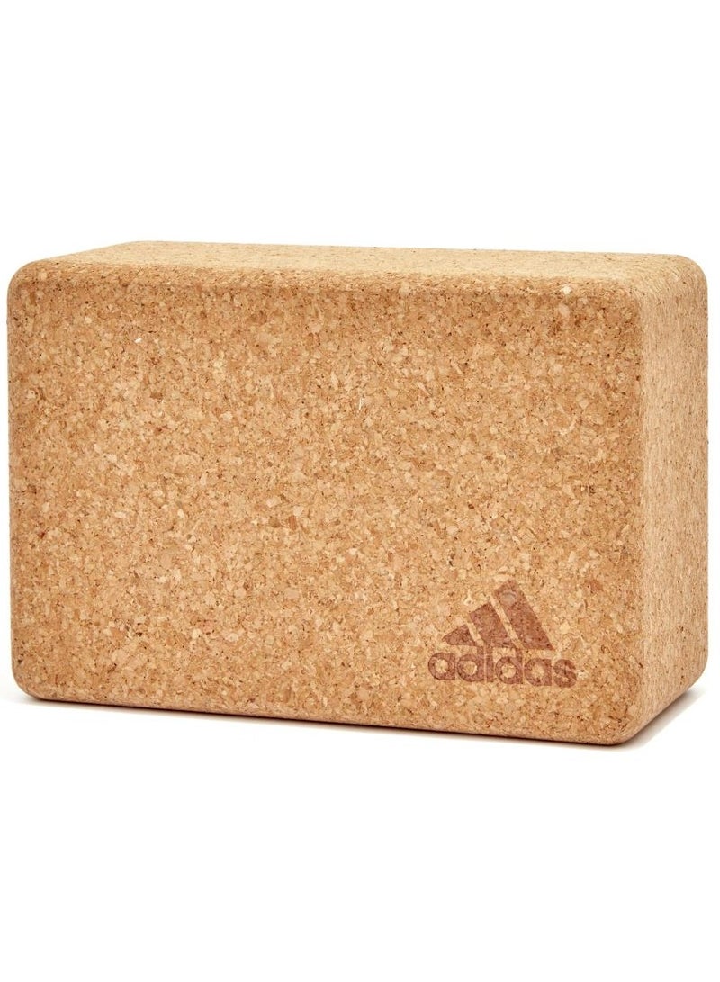 adidas كتلة اليوجا الفلينية - صديقة للبيئة، متينة ومضادة للانزلاق، لتحقيق الاستقرار وممارسة المحاذاة - Image 5