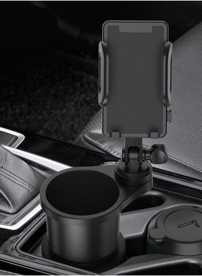 GROIC - Car Cup Holder Phone Mount, 2 in 1 Universal Cell Phone Mount for Car, Adjustable Long Gooseneck Phone Holder 360° Strong Cup Holder for Car, Automobile Cradles,Automotive Interior - Image 1