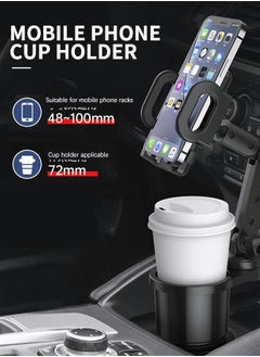 GROIC Car Cup Holder Phone Mount, 2 in 1 Universal Cell Phone Mount for Car, Adjustable Long Gooseneck Phone Holder 360° Strong Cup Holder for Car, Automobile Cradles,Automotive Interior  - Image 2