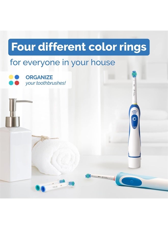 Milos Electric Toothbrush Heads - 16 Pack, Professional Toothbrush Replacement Heads, Compatible with Oral-B Toothbrushes - Image 4
