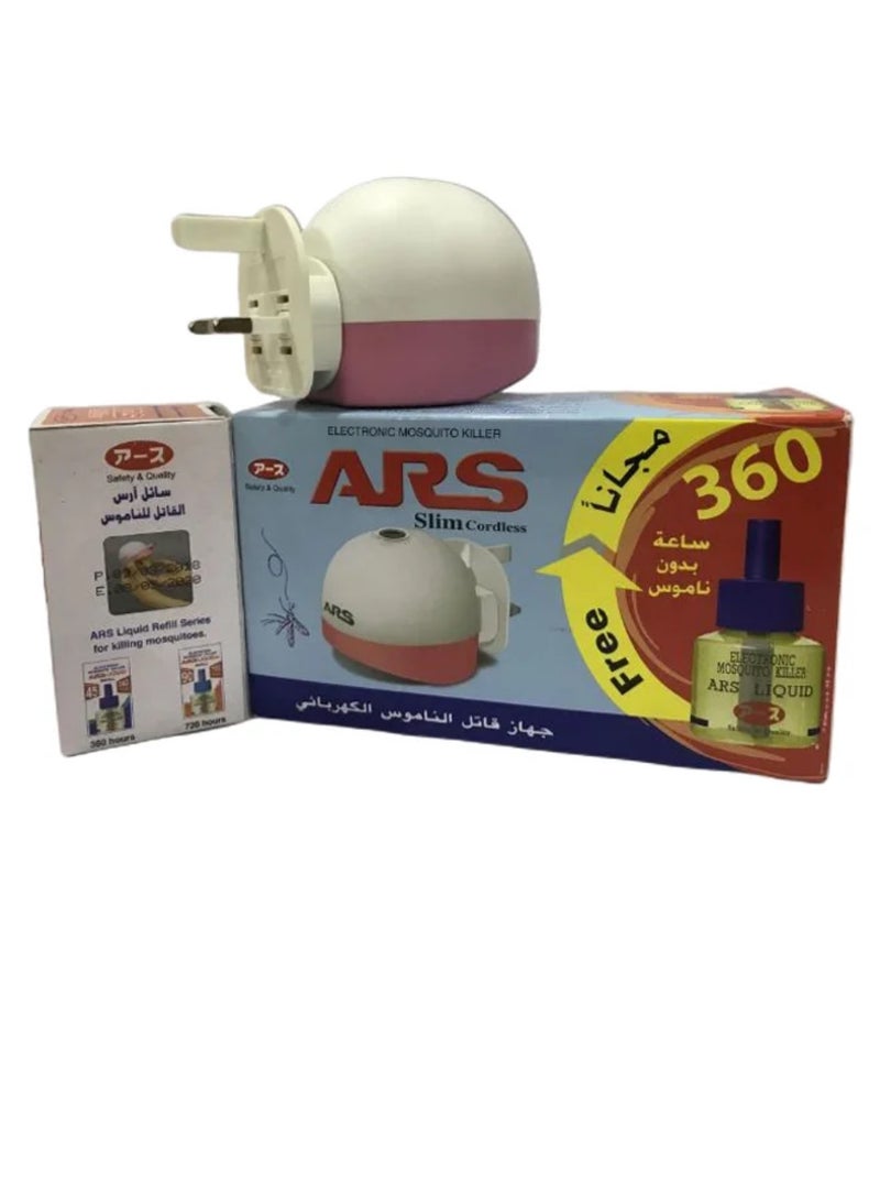 قاتل البعوض الإلكتروني أبيض/ وردي