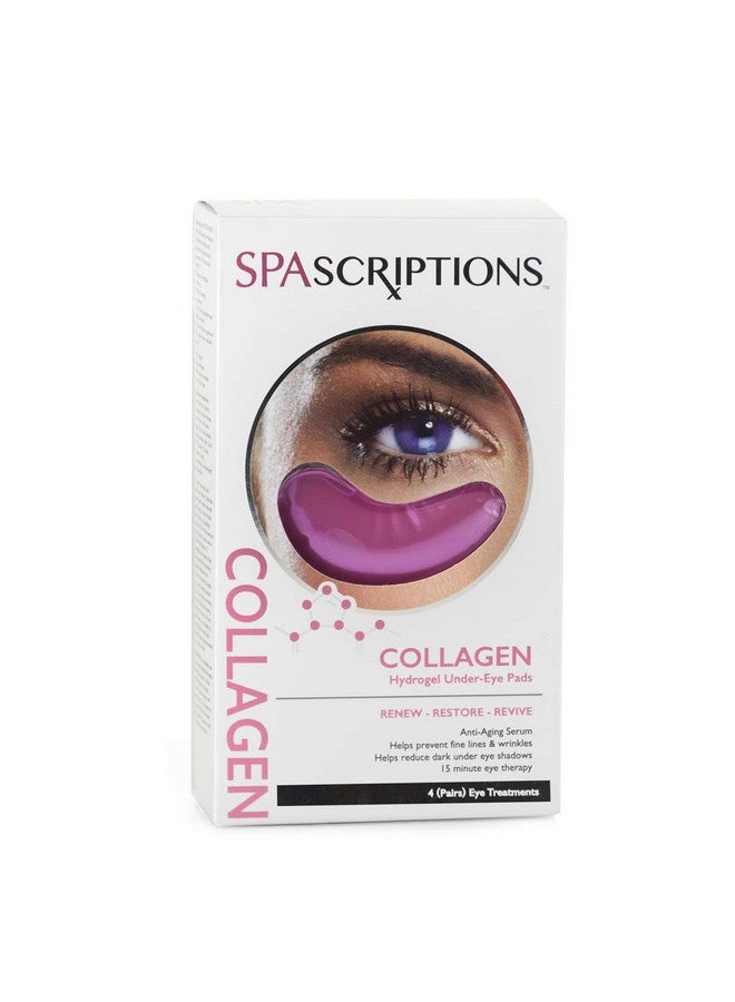 سباسكريبشنز ضمادات الكولاجين هيدروجيل تحت العين - عبوة من 4 قطع