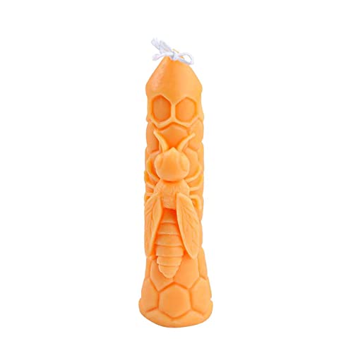 Grainrain 3D Bee Candle Molds Honeycomb Silicone Soap Mold Wax Mold Candle Making Mould (SXY038) - Image 1