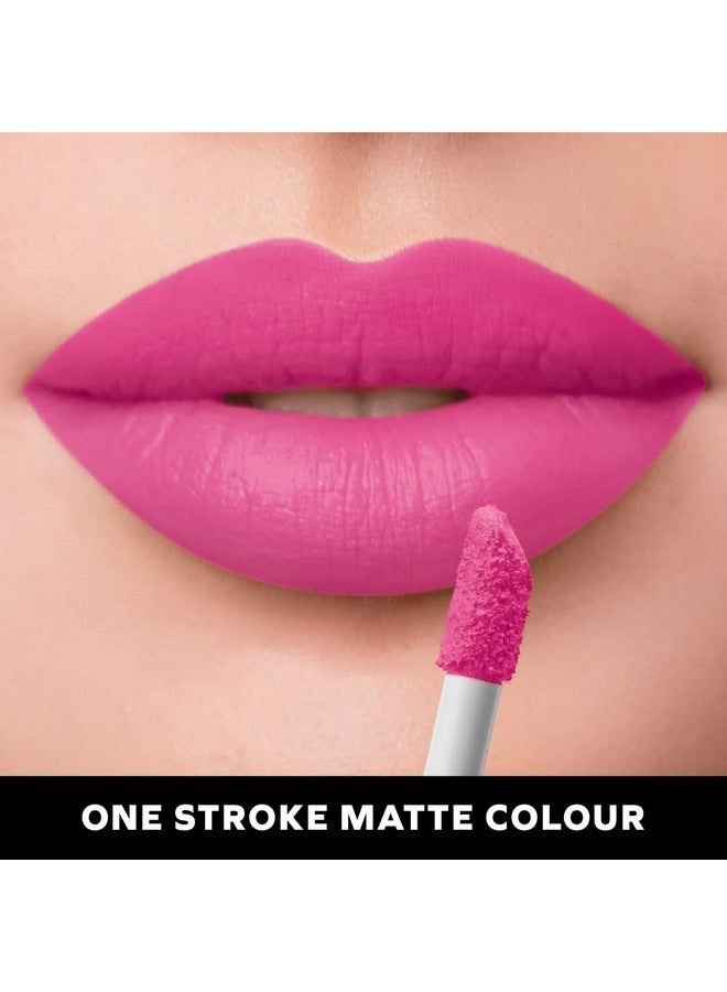 Elle 18 Liquid Matte Lip Color Flashing Pink - Image 1