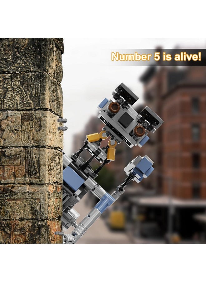 Vonado 370 Pieces Johnny 5 Robot Building Set, Johnny Five Robot Model Toys, Compatible with Lego, Educational Gift Set for Ages 8-14 Boys  - Image 2
