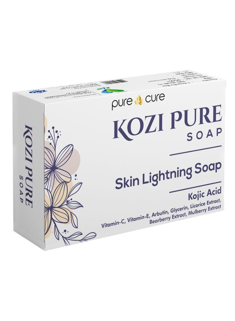 PURE CURE صابون كوزي النقي، 75 جرام، صابون لتفتيح البشرة