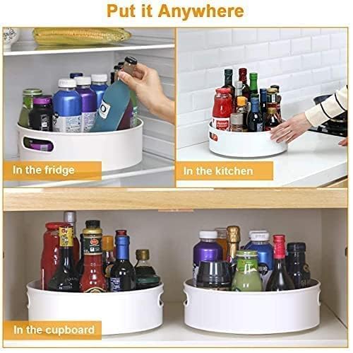 JANKI ENTERPRISEOrganizer Tray Multi- Function Rotating Tray/Kitchen Organizer/Cosmetics Organize  - Image 3