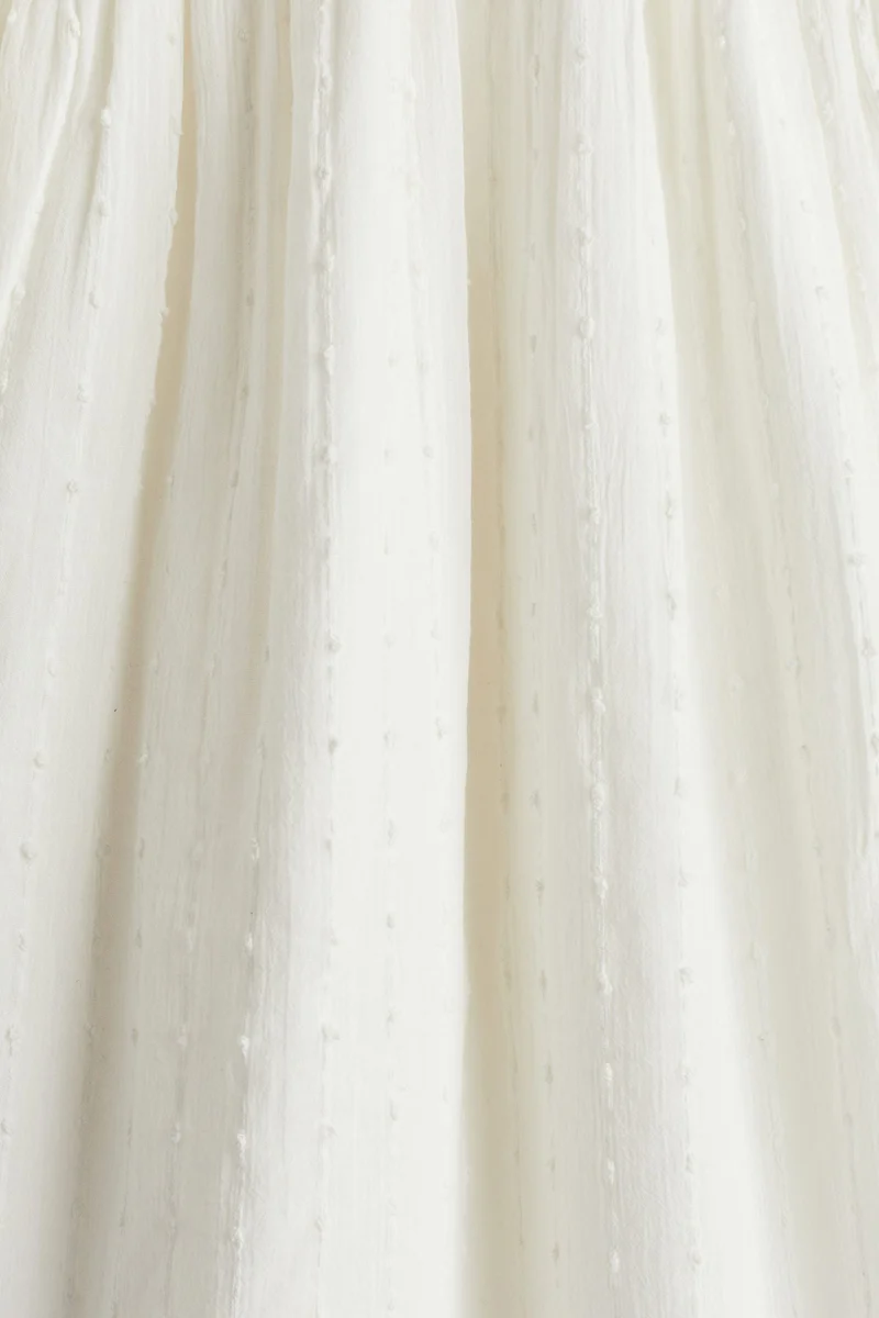 H&M Balloon-sleeved cotton dress