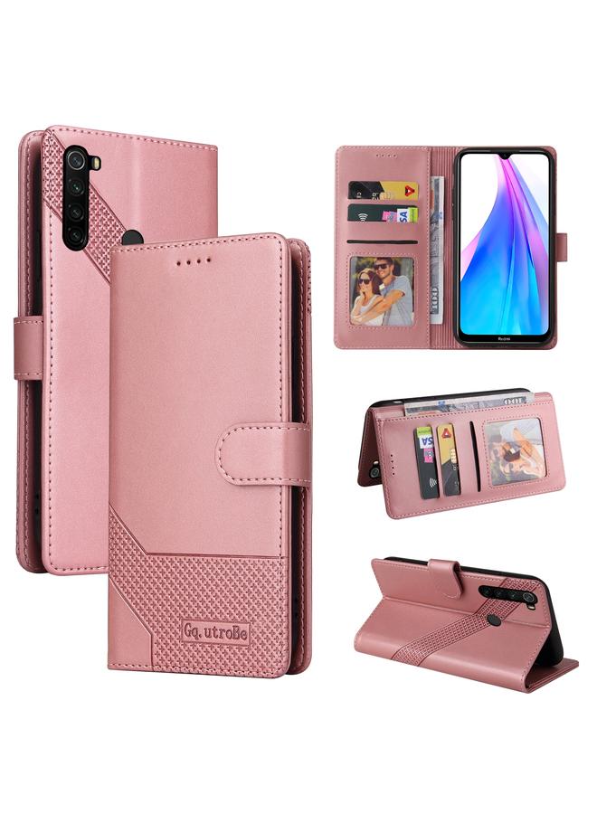 Case For Xiaomi Redmi Note 8T Skin Feel Magnetic Leather Phone Case