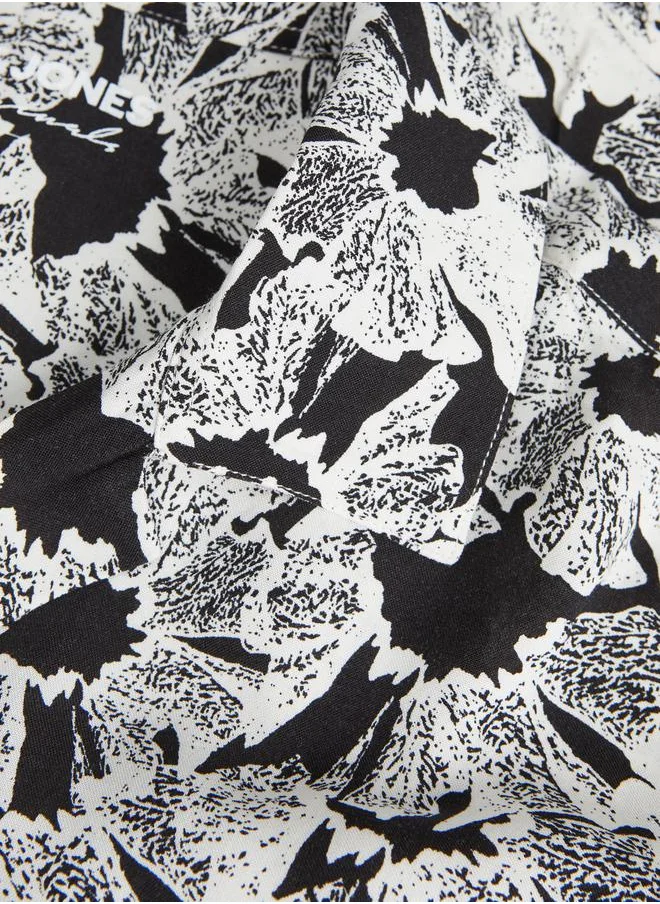 جاك اند جونز All Over Print Resort Collar Regular Fit Shirt