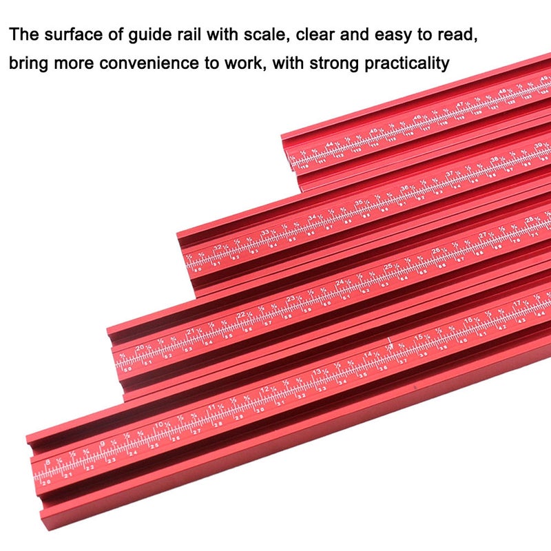 Track Guide - High-Quality Aluminum Alloy Splicing Type Rail With Scale Sliding Strips Hardware Kit for DIY Electric Circular Saw, Engraving Machine Slotting Work - Image 5