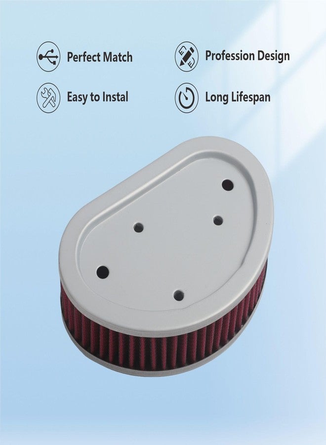 MINSTAR High Performance Air Filter HD-9608 For Harley Davidson 2012-2015 FLD Switchback, 2008-2016 Fat Bob, Dyna Low Rider, Wide Glide, Super Glide Custom, Street Bob - Image 2
