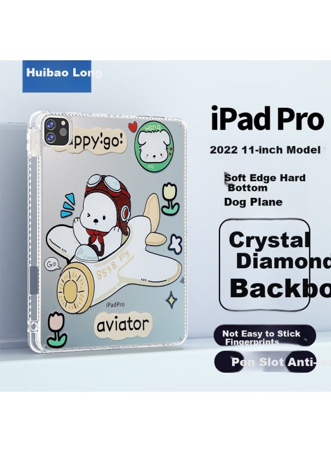 Hboalg Apple Ipad Pro Case New 11-inch With Airbag Pen Slot Cartoon Protective Shell Ultra-thin Anti-drop Soft Shell - Image 1