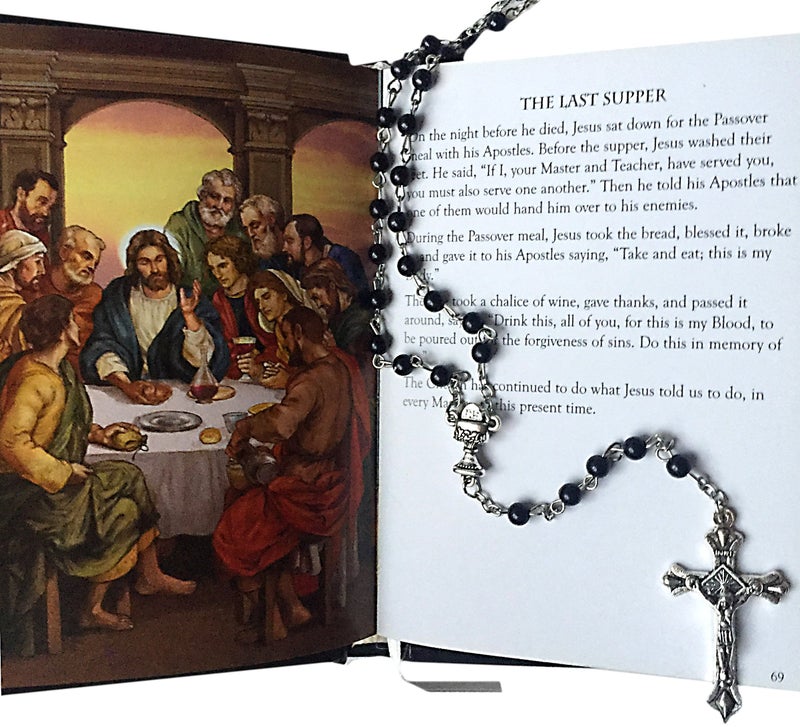 Sacred Traditions Boys Blessed Sacrament Deluxe First Communion Gift Box Set with Candle - Image 3