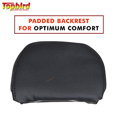 TOPBIRD TBTBBR1 Cushion Backrest Passenger Seat Back Support Rest Pad Compatible with Thunderbird 350cc & 500cc Motorcycles - Image 5