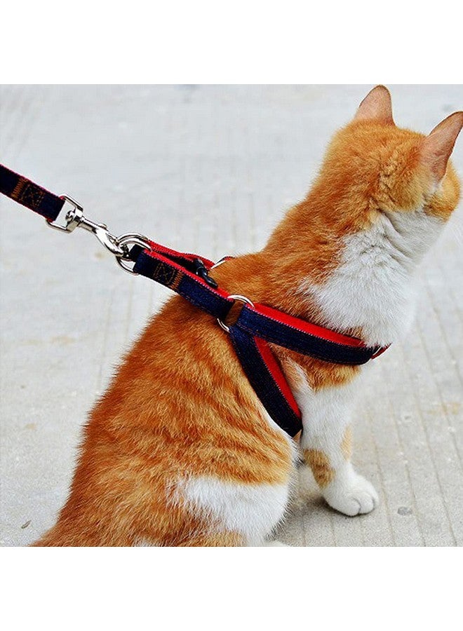 فلايان مجموعة من 3 قطع من أحزمة القطط القابلة للتعديل مع طوق مقود، وسترة مقاومة للهروب للقطط الصغيرة أثناء المشي، وسترة ناعمة قابلة للتهوية للحيوانات الأليفة للقطط الصغيرة والجراء والكلاب الصغيرة - Image 5