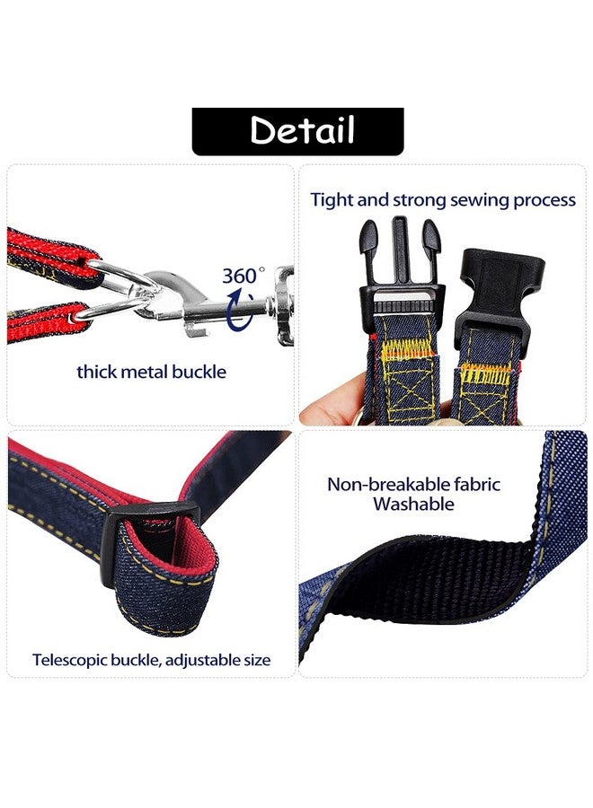 فلايان مجموعة من 3 قطع من أحزمة القطط القابلة للتعديل مع طوق مقود، وسترة مقاومة للهروب للقطط الصغيرة أثناء المشي، وسترة ناعمة قابلة للتهوية للحيوانات الأليفة للقطط الصغيرة والجراء والكلاب الصغيرة - Image 3