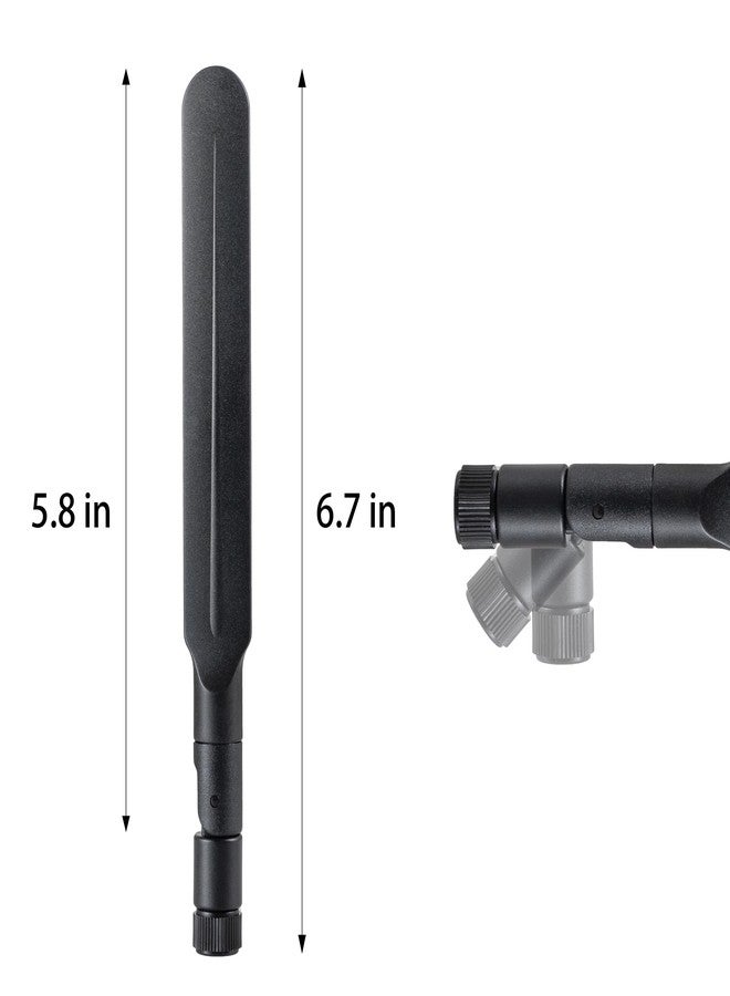 Eifagur WiFi 6 6E Tri-Band 2.4GHz/5GHz/6E Omnidirectional Antenna for PC Desktop Computer Motherboard WiFi Router, 2 Pack - Image 2