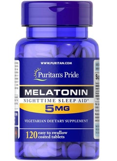 Puritan's Pride Extra Strength Melatonin 5 Mg-120 Tablets 