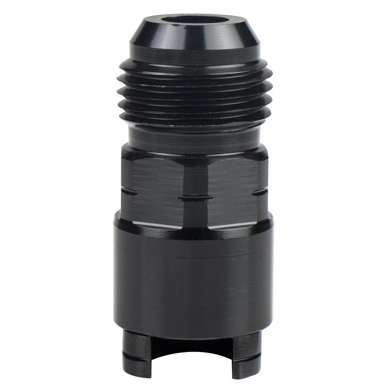Dexepe 8AN Male to 38 QuickDisconnect Female EFI Fitting Fuel Line Hose Adapter Anodized Fuel System Fittings Black - Image 3