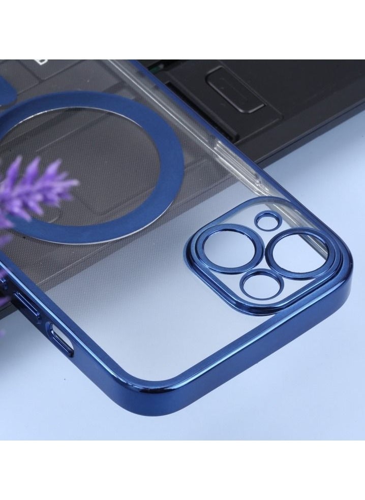HEXABEX iPhone 14 6.1" Case, Protective Electroplated TPU Case for iPhone 14 6.1" Blue  - Image 4