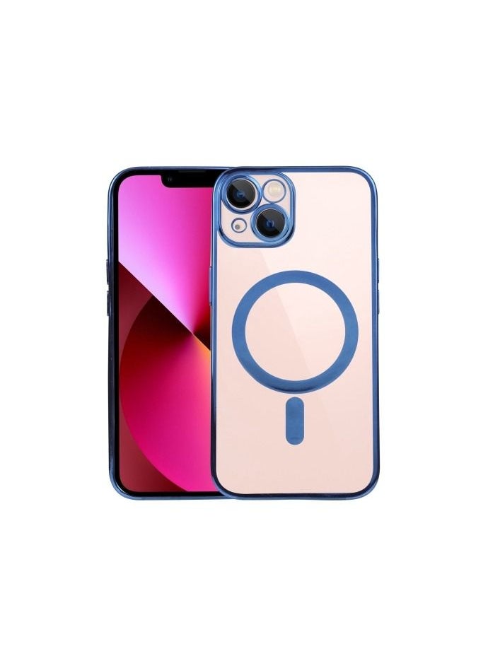 HEXABEX iPhone 14 6.1" Case, Protective Electroplated TPU Case for iPhone 14 6.1" Blue  - Image 1