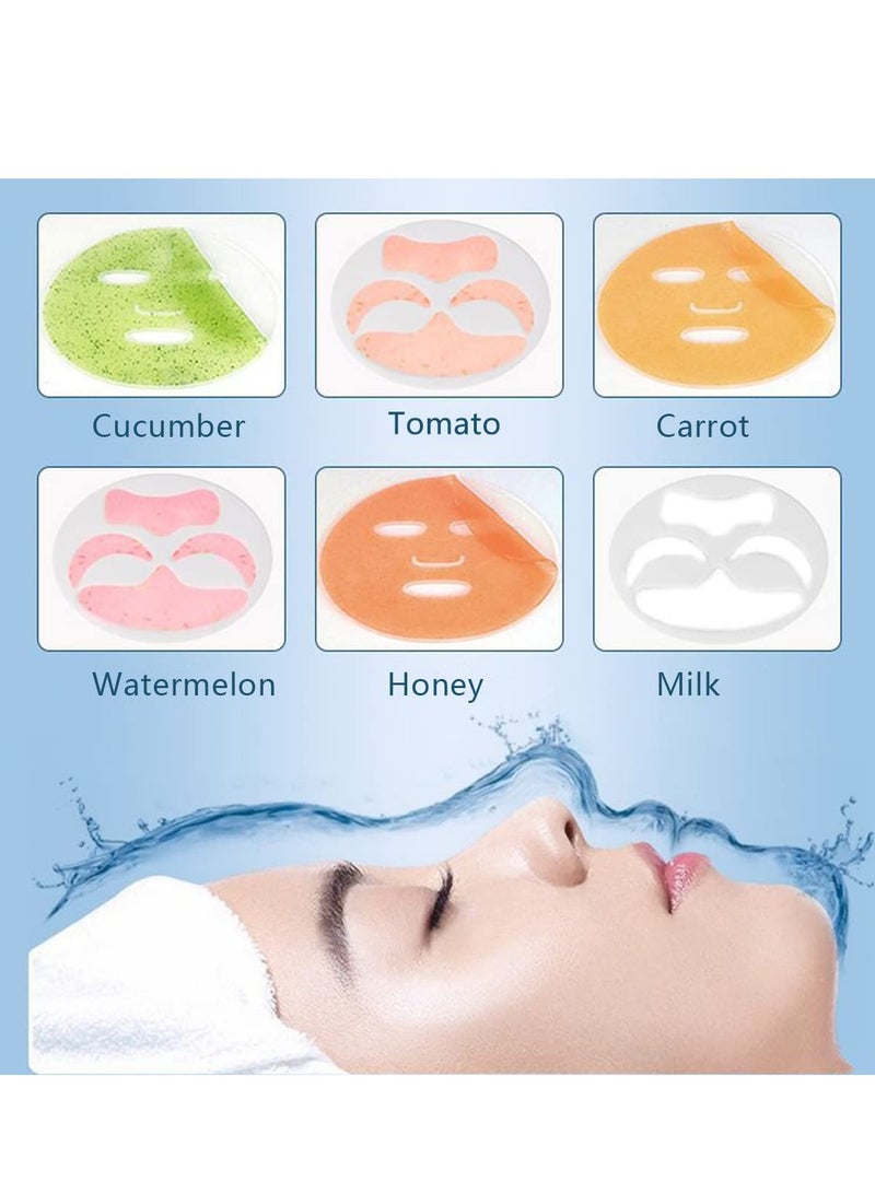 SYOSI Facial Mask Machine DIY Natural Fruit Vegetable Collagen Cream Mask Maker USB Rechargeable Automatic Facial Care Face Mask Maker Machine Care Mask Making Tool IPX5 Waterproof Intelligent Timing - Image 4